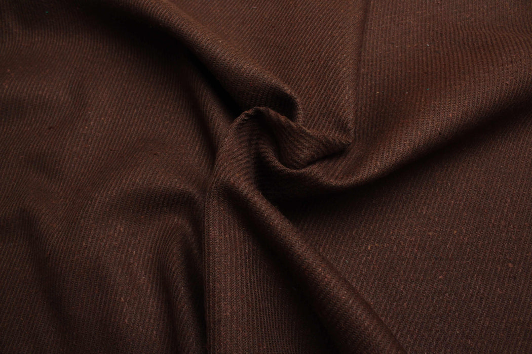 Silk Cotton Bourette Twill-Fabric-FabricSight