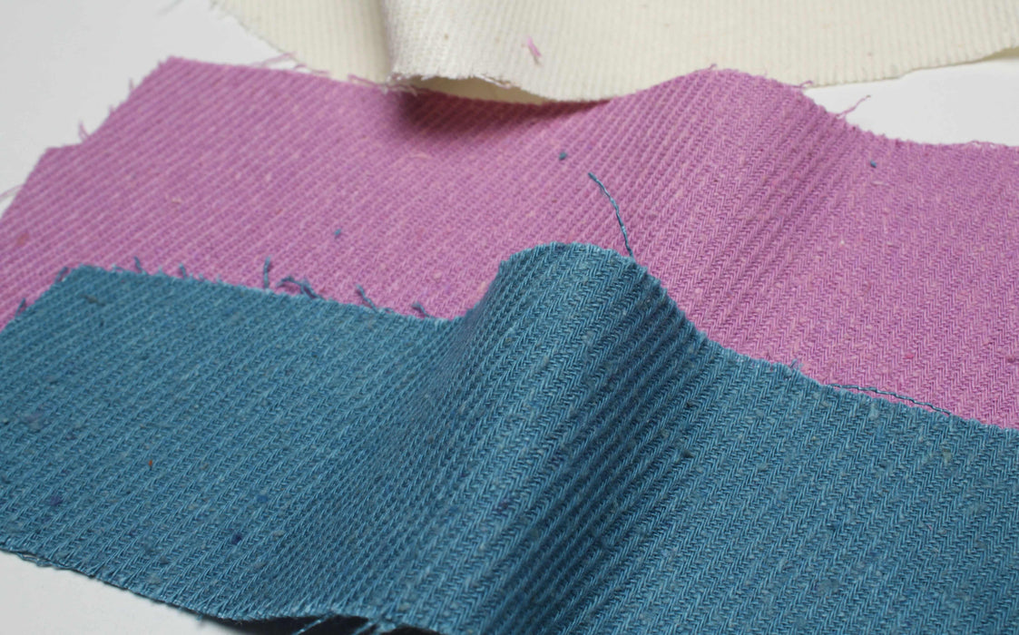 Silk Cotton Bourette Twill-Fabric-FabricSight