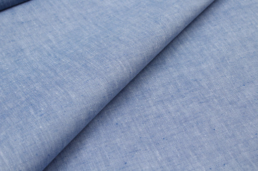 Slub Cotton Linen Fabric for Summer - Blue - 4 Variants-Fabric-FabricSight