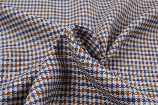Small Checks Shirting Fabric-Fabric-FabricSight
