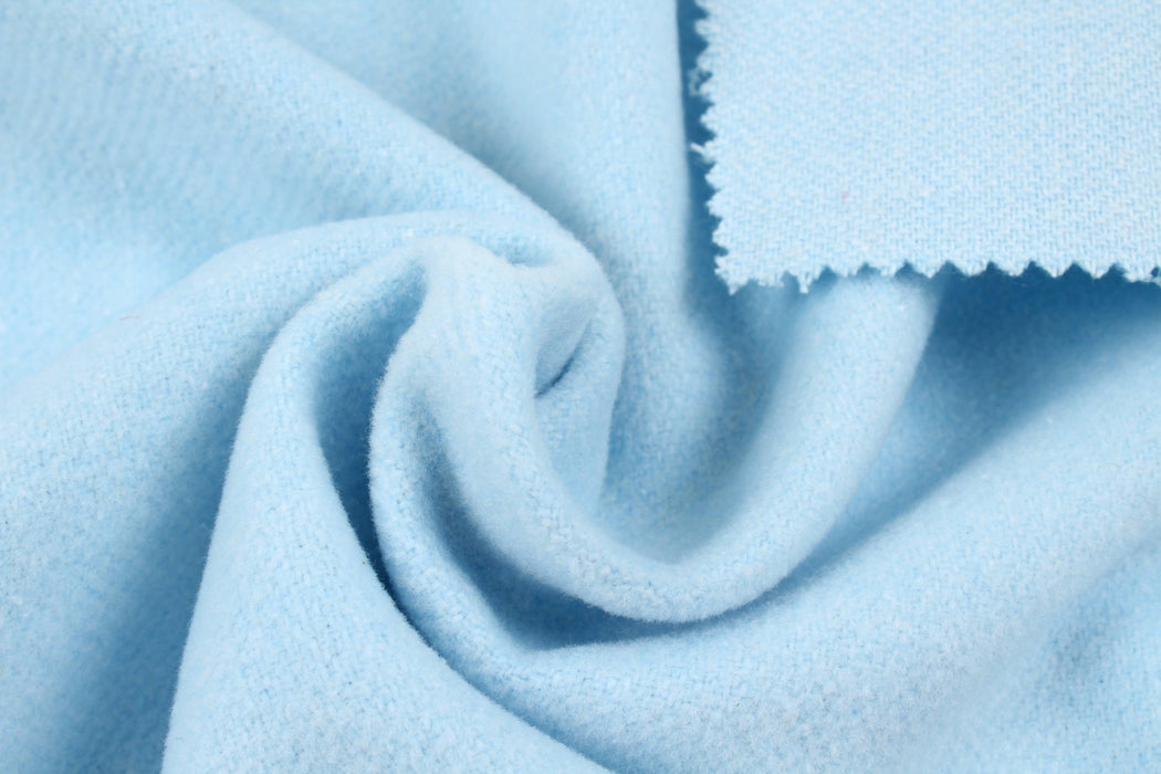 Soft Brushed Recycled Wool for Coats-Fabric-FabricSight