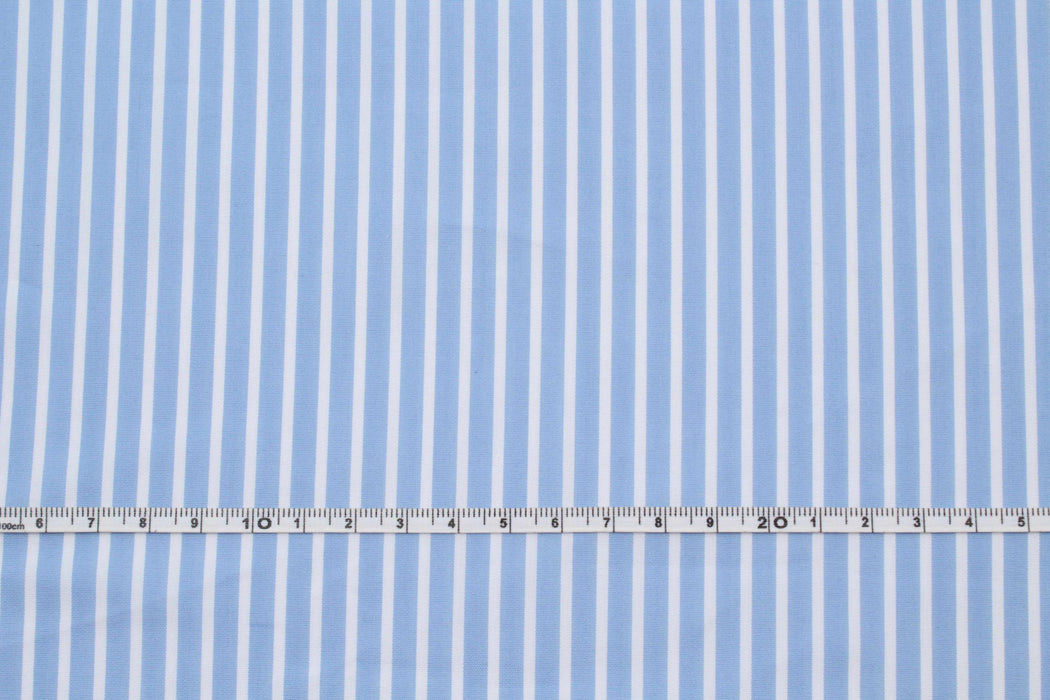 Soft Cotton Stripes Poplin - Stretch - 5 Variants Available-Fabric-FabricSight