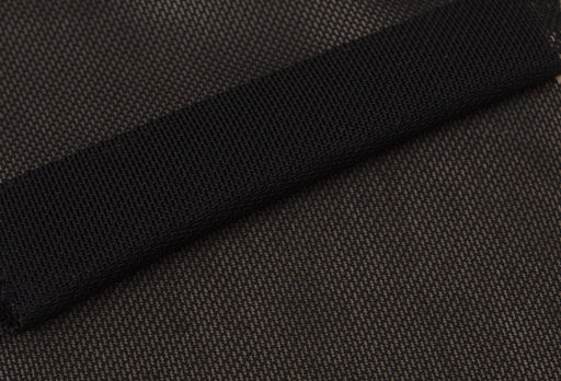 Soft Elastic Tulle / Mesh - Black (1.5 Mts Remnant)-Remnant-FabricSight