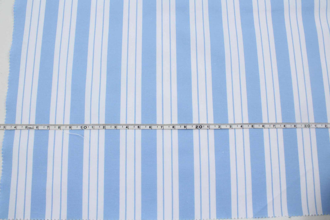 Soft Organic Cotton Poplin - Fancy Stripes - 6 Variants Available-Fabric-FabricSight