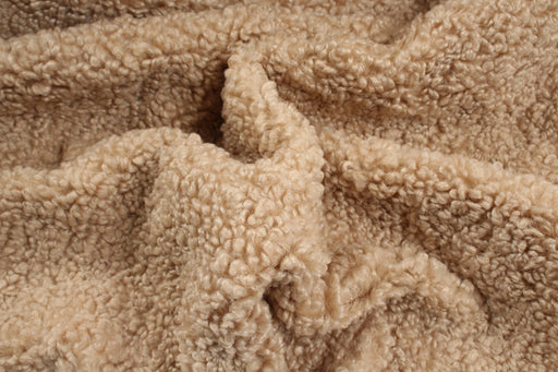 Soft Teddy Fur For Outwear - Boucle - 6 Colors Available-Fabric-FabricSight