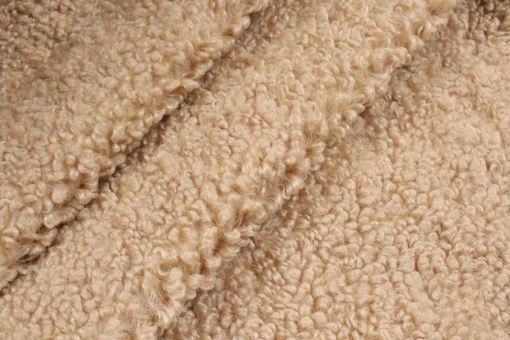 Soft Teddy Fur For Outwear - Boucle - 6 Colors Available-Fabric-FabricSight