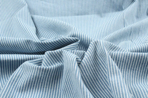 Stretch Cotton Denim - Stripes - 9 Colors Available-Roll-FabricSight