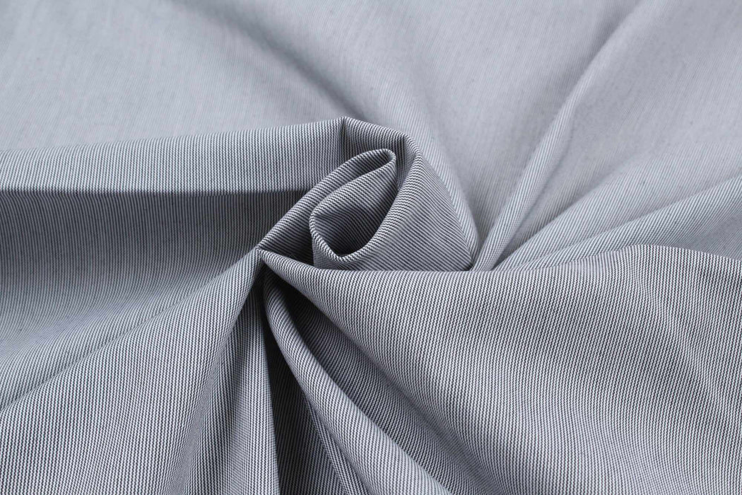Stretch Cotton Poplin Stripes (1 Meter Remnant)-Remnant-FabricSight