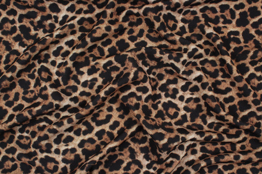 Stretch Matt Satin - Leopard-Surplus-FabricSight