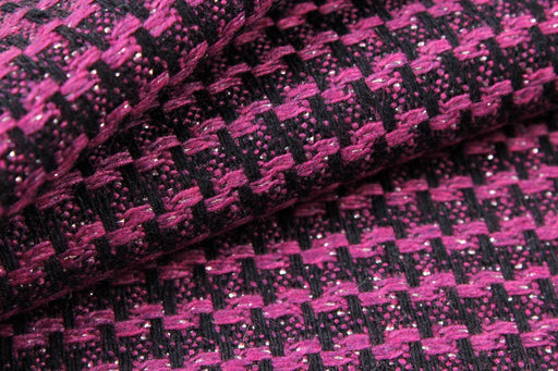 Structured Recycled Wool - Purple-Fabric-FabricSight