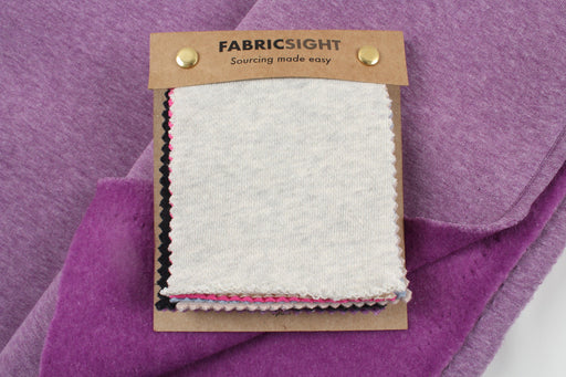 Swatch-Book FLAVIA - Sustainable Fleeces for Sweatshirts-Fabric-FabricSight