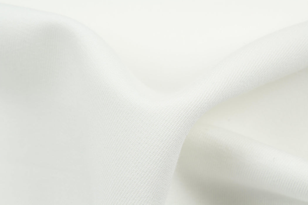 Tencel Twill for Tops and Bottoms - medium/heavy weight - Off White-Fabric-FabricSight