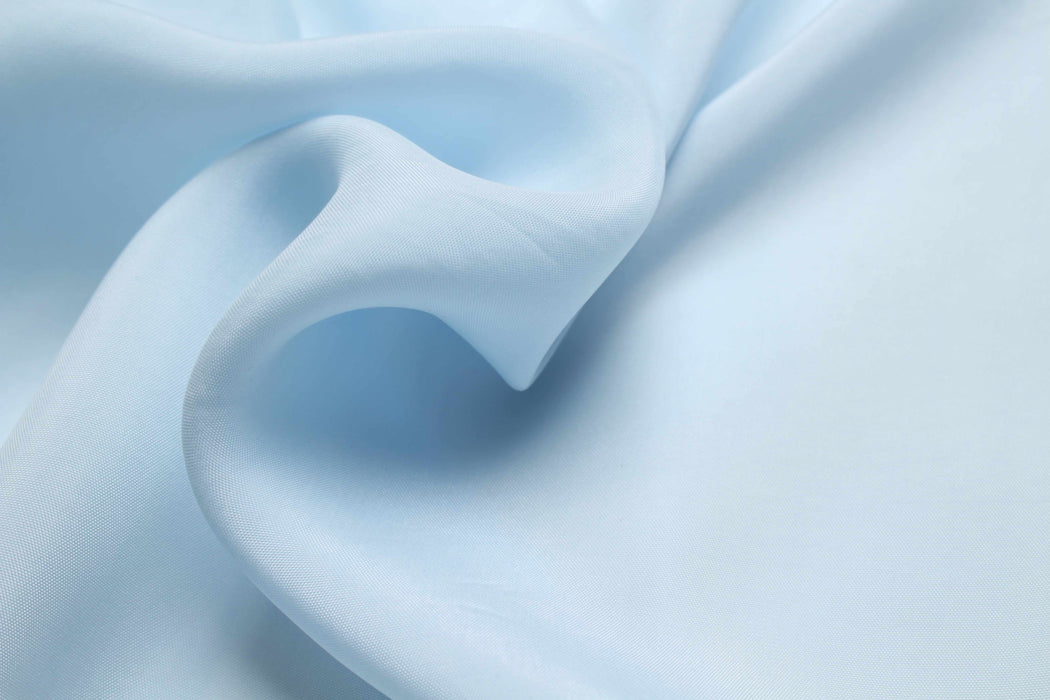 Vegan silk - Cupro Satin - SCARLET (+50 Colors Available)-Fabric-FabricSight