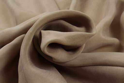 Vegan silk - Cupro Satin - SCARLET (+50 Colors Available)-Fabric-FabricSight