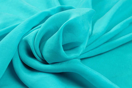 Vegan silk - Cupro Satin - SCARLET (+50 Colors Available)-Fabric-FabricSight