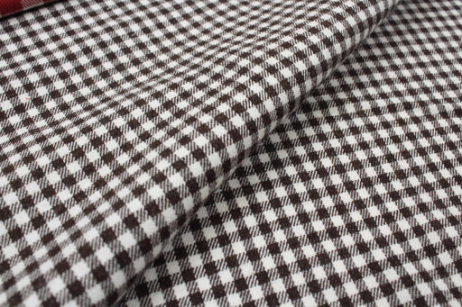 Vichy Checks Cotton Flannel for Shirting - 4 Colors Available-Fabric-FabricSight