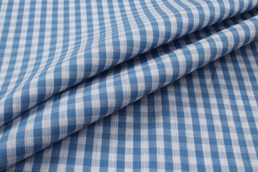 Vichy Cotton - Rustic Look - Small and Medium Checks-Fabric-FabricSight