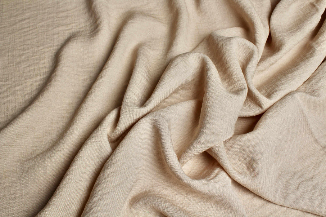 Viscose Blend Crepe Crinkled Effect-Fabric-FabricSight