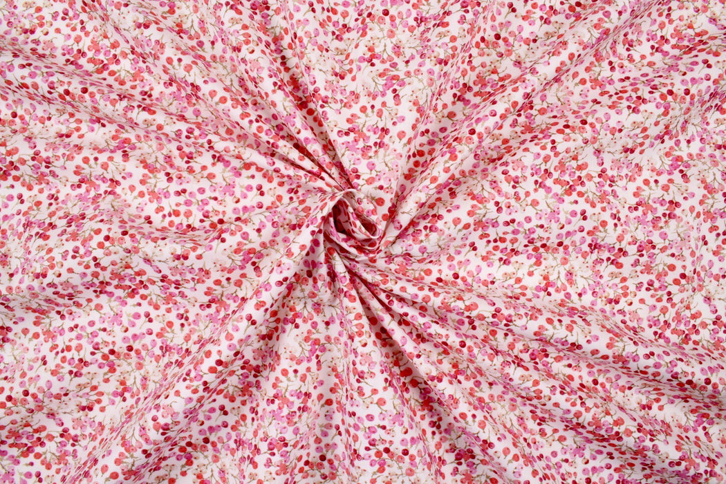 Watercolor Light Satin - Floral-Fabric-FabricSight