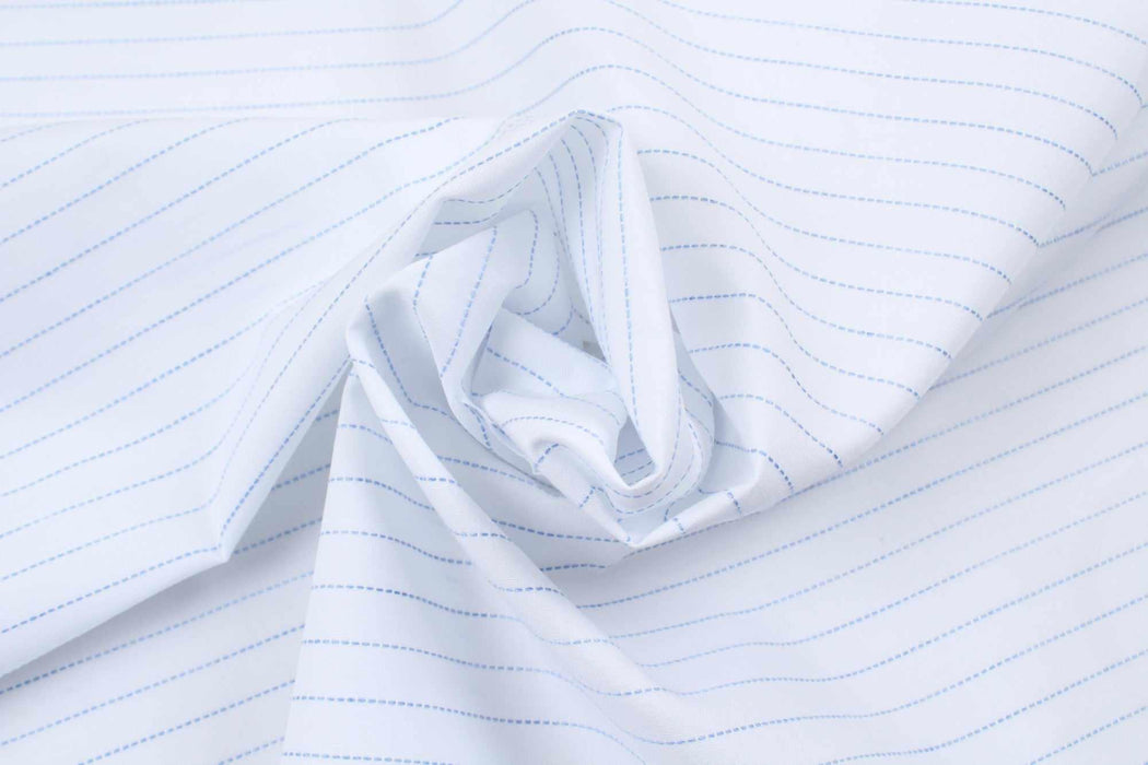 Weft Stripes Poplin - 7 designs available-Fabric-FabricSight