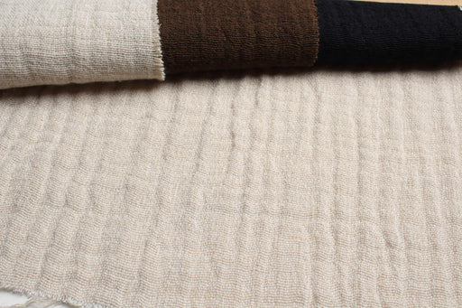 Wool Blend Double Muslin - Mid-weight 208 gr/m2-Fabric-FabricSight