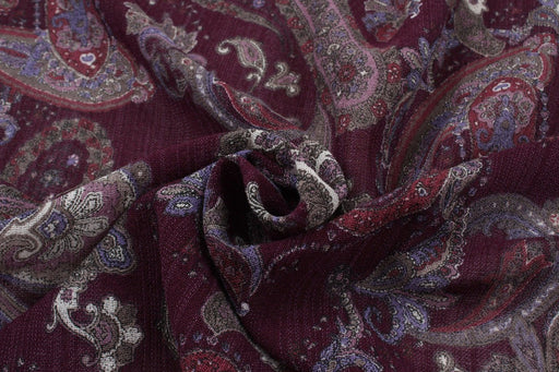 Wool Gauze - Paisley Print-Fabric-FabricSight