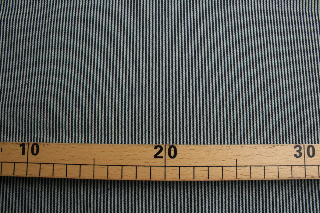 swatch-Yarn-Dyed Striped Cotton Denim – 342 g/m² (10 oz)-Fabric-FabricSight