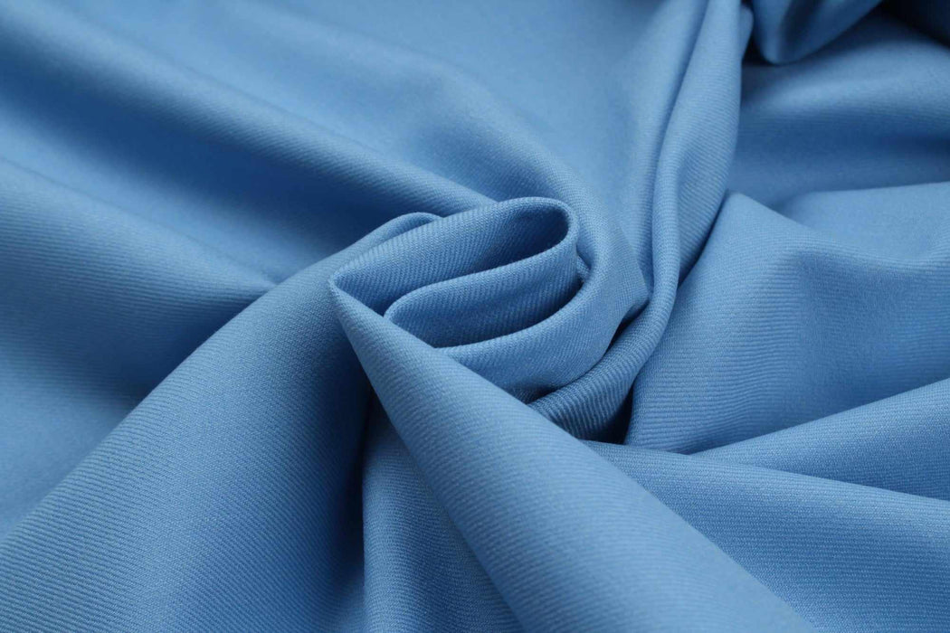 swatch-Bespoke - Tailoring Super 120's Wool Stretch - Dobleau/Glacier-Fabric-FabricSight
