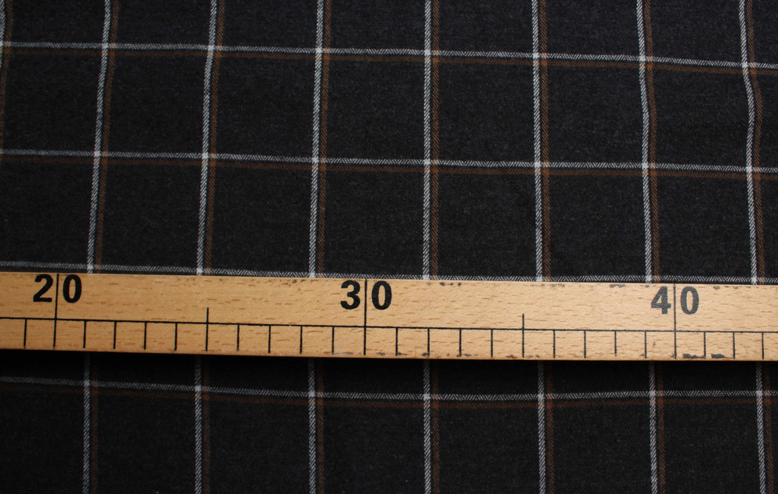 swatch-Brushed Cotton Flannel – Check Shirting (4 Variants)-Fabric-FabricSight