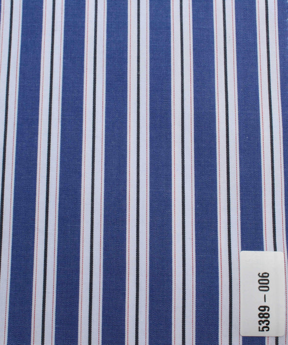 swatch-Cotton 70´S Poplin - Chambray and Stripes-Fabric-FabricSight