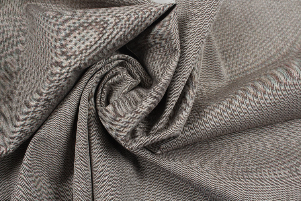 swatch-Cotton Flannel - Herringbone - 10 Colors available-Fabric-FabricSight