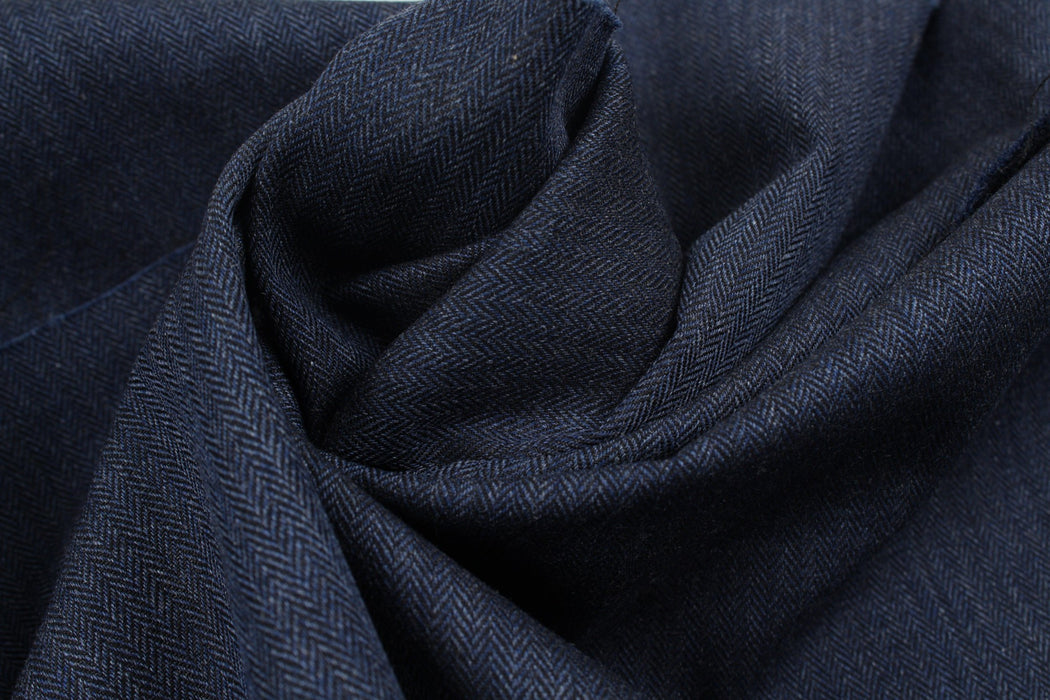 swatch-Cotton Flannel - Herringbone - 10 Colors available-Fabric-FabricSight