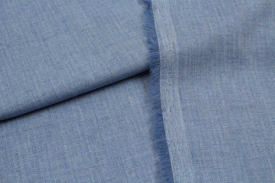 swatch-Cotton Flannel - Herringbone - 10 Colors available-Fabric-FabricSight