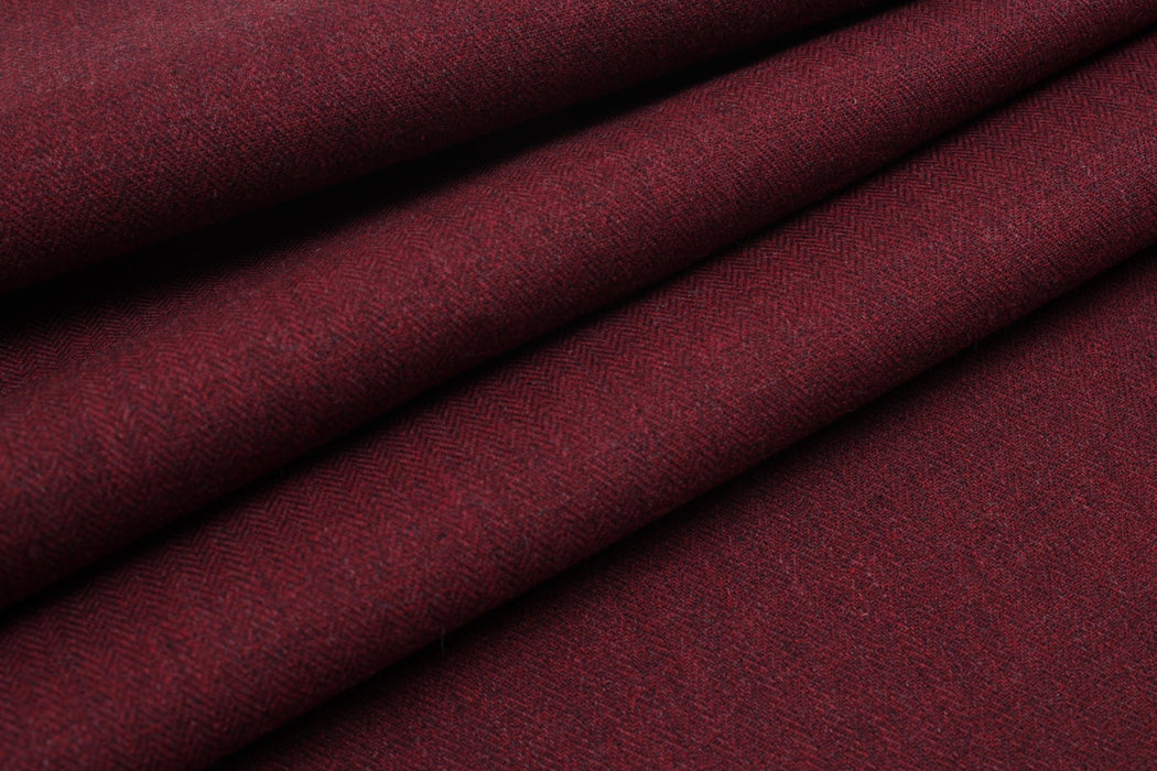 swatch-Cotton Flannel - Herringbone - 10 Colors available-Fabric-FabricSight