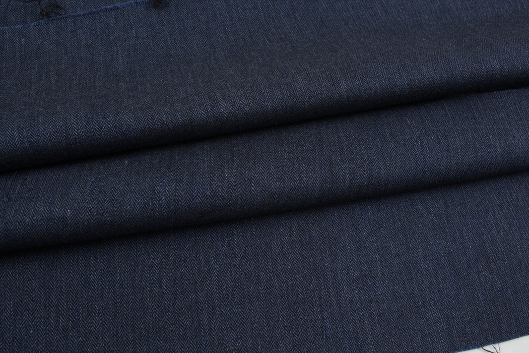 swatch-Cotton Flannel - Herringbone - 10 Colors available-Fabric-FabricSight