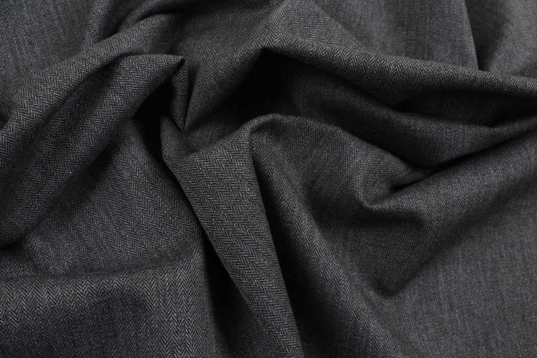 swatch-Cotton Flannel - Herringbone - 10 Colors available-Fabric-FabricSight