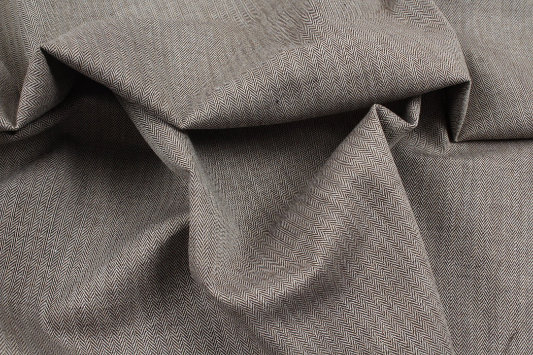swatch-Cotton Flannel - Herringbone - 10 Colors available-Fabric-FabricSight