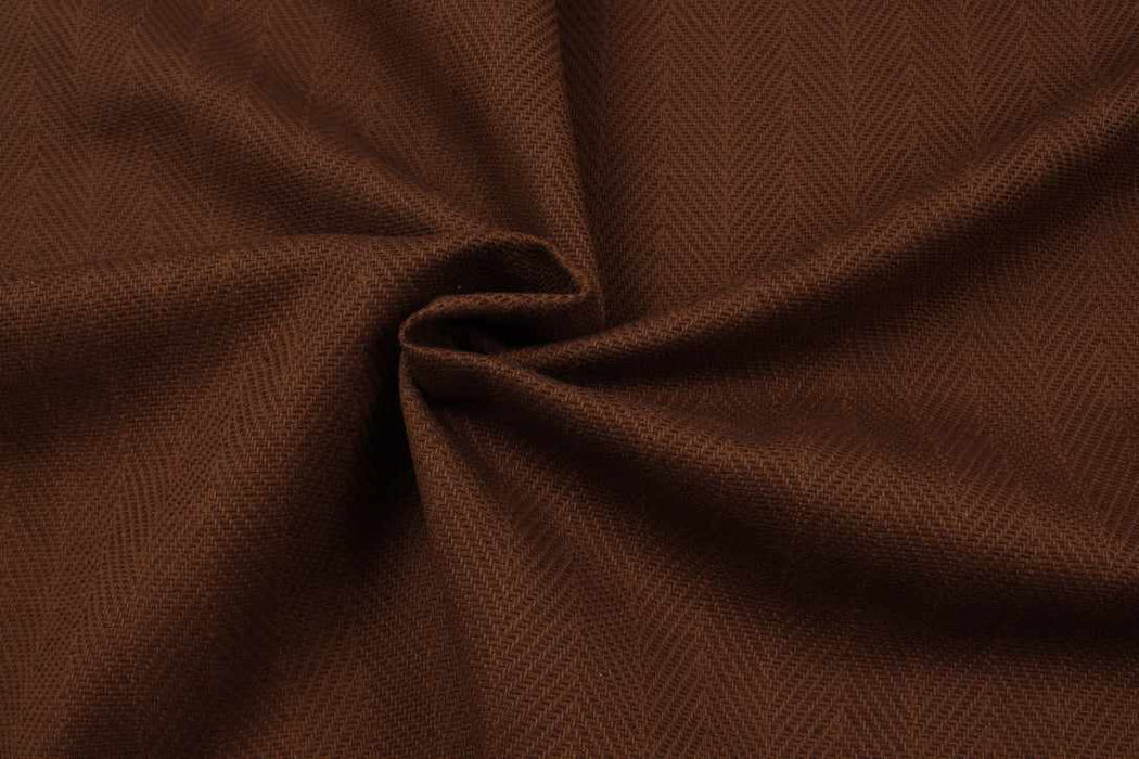 swatch-Cotton Linen Herringbone for Jackets-Fabric-FabricSight