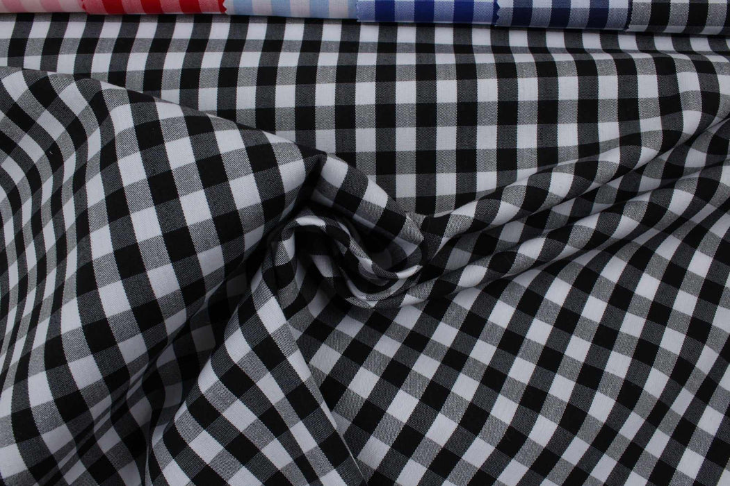 swatch-Cotton Polyamide Stretch Poplin - 7 Colors Available-Fabric-FabricSight