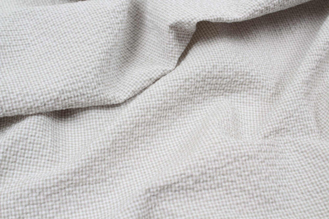 swatch-Cotton Stretch Seersucker-Fabric-FabricSight