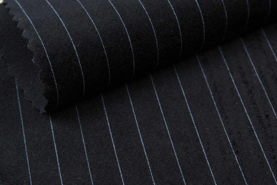 swatch-Cotton Stretch Woven Velvet - Stripes Print-Fabric-FabricSight