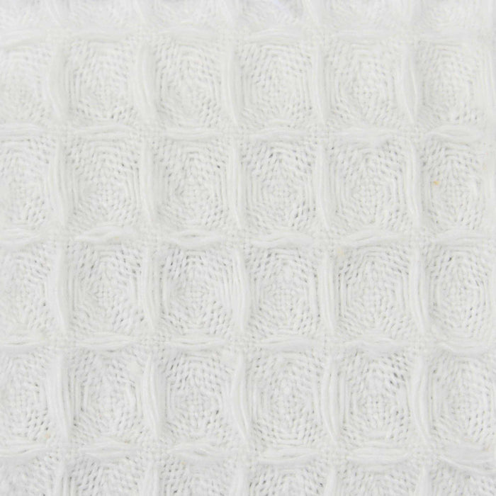 swatch-Cotton Waffle - 18 Colors Available - Beige-Roll-FabricSight