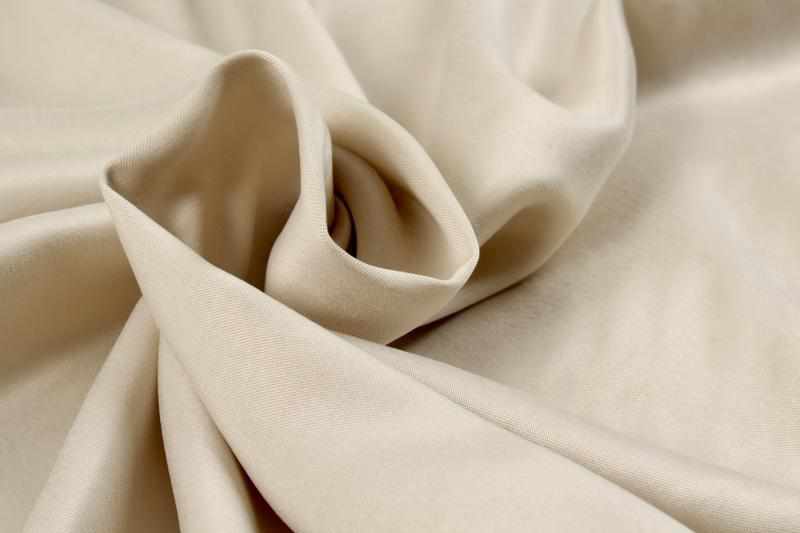 swatch-Cupro Viscose Blend Twill, Vegan Certified - Sea Salt (Remnant)-Remnant-FabricSight