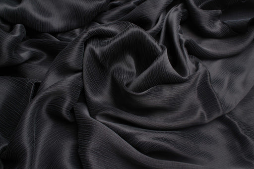 swatch-Cupro Viscose Crepe Satin – Textured Fluidity with a Subtle Sheen-Fabric-FabricSight