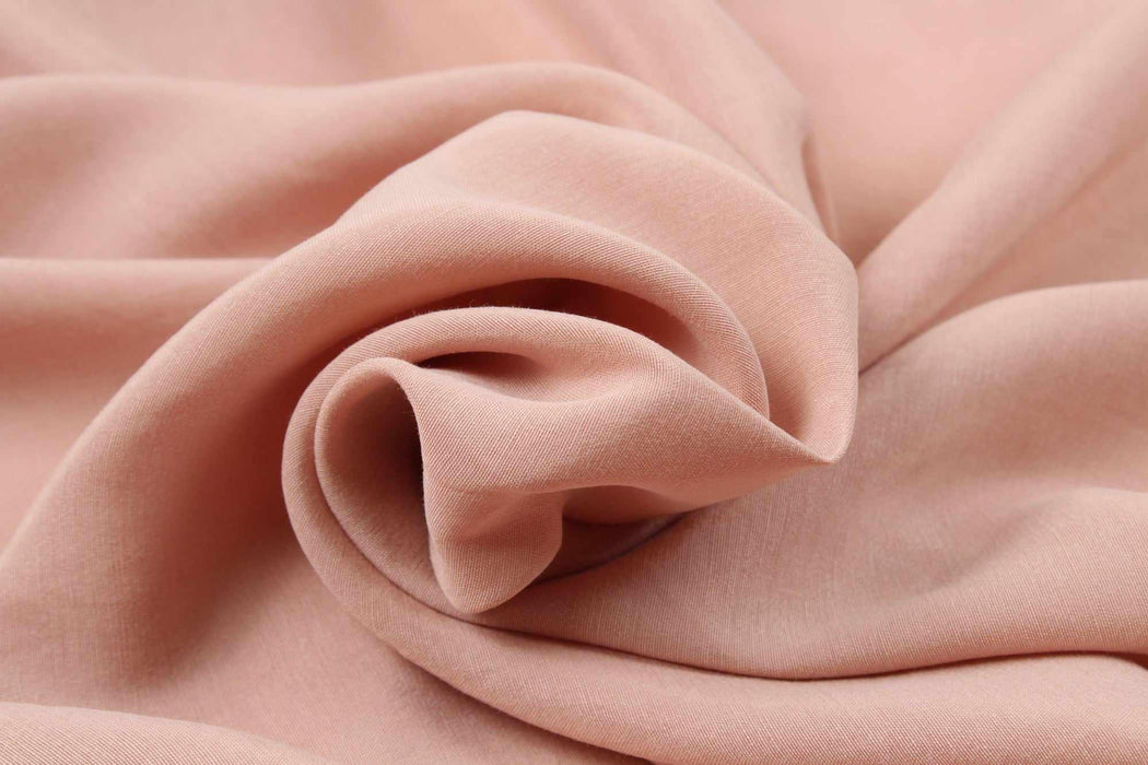 swatch-Cupro Viscose Light Plain, Vegan Certified - AMARA (+30 Colors Available)-Fabric-FabricSight