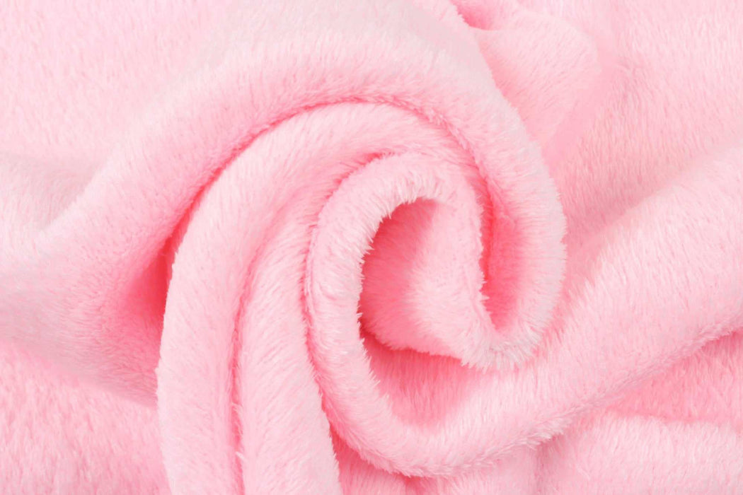 swatch-Double Face Recycled Polyester Soft Fur - 5 Colors Available-Roll-FabricSight