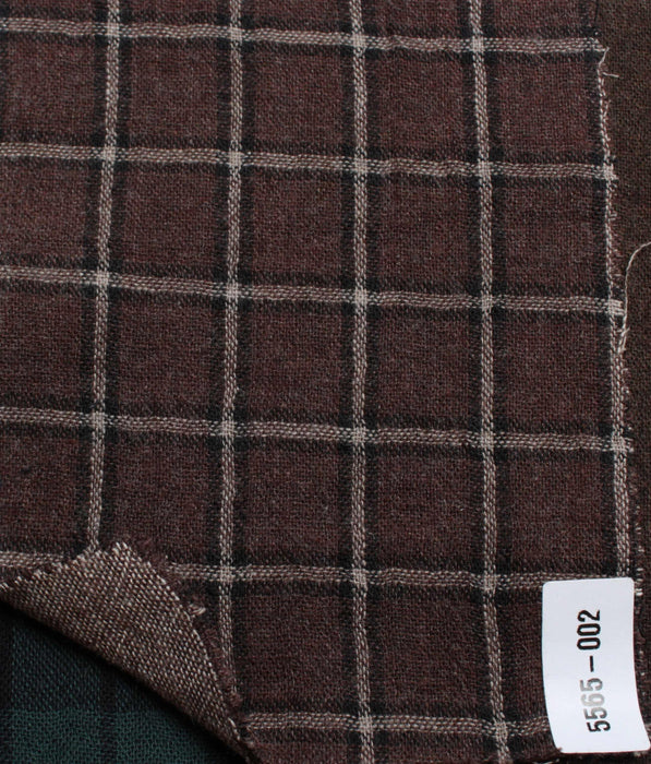 swatch-Double Muslin Organic Cotton Over Shirt - Checks-Fabric-FabricSight