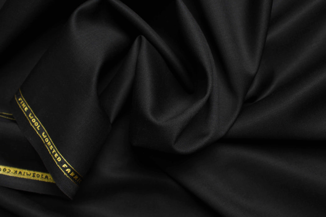 swatch-Fine Worsted Wool for Suits - BOESIO-Fabric-FabricSight