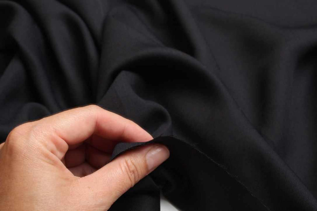 swatch-Fluid Viscose Satin – Spanish Deadstock-Fabric-FabricSight