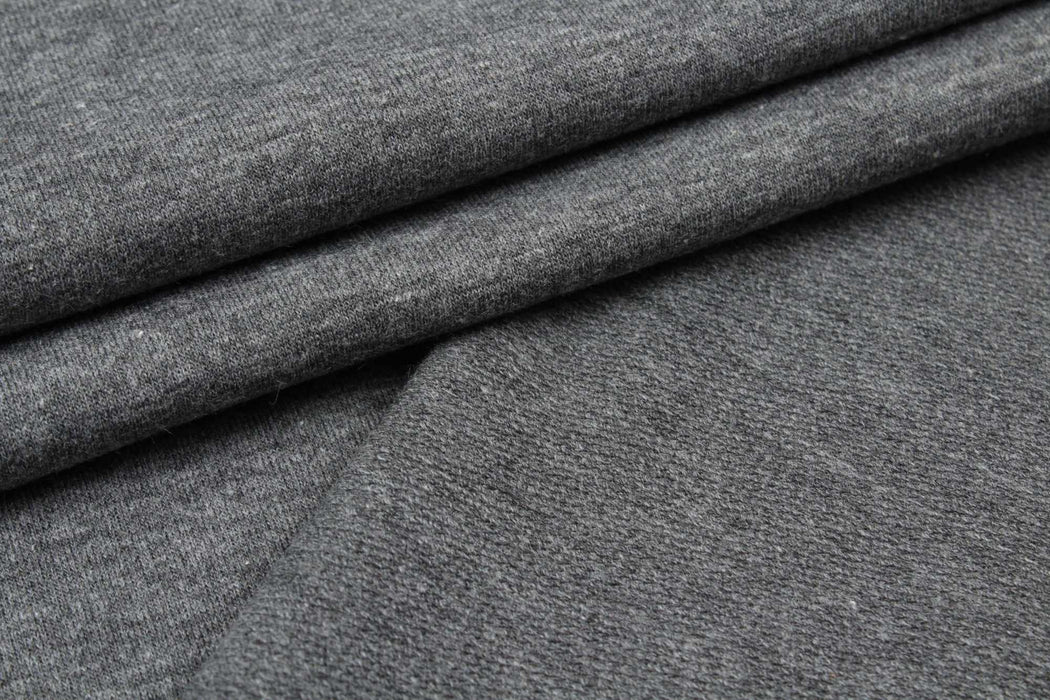 swatch-French Terry Organic Cotton Stretch for Sweatshirts-Fabric-FabricSight